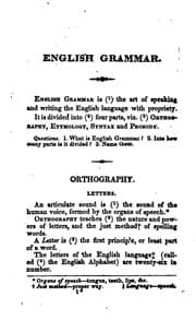 Tapa de An Abridgment of Murray's English Grammar: Containing Also Punctuation, the ...