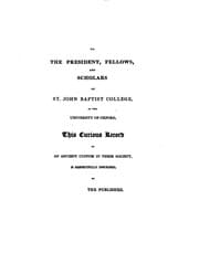 Tapa de An Account of the Christmas Prince,: As it was Exhibited in the University of Oxford, in the ...