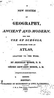 Tapa de A New System of Geography, Ancient and Modern: For the Use of Schools : Accompanied with an ...