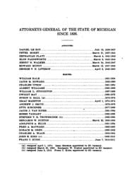 Tapa de Annual Report of the Attorney General of the State of Michigan