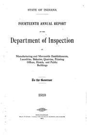 Tapa de Annual Report of the Department of Inspection and Supervision of Public ...