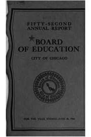 Tapa de Annual Report of the Superintendent of Schools