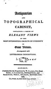 Tapa de Antiquarian and Topographical Cabinet: Containing a Series of Elegant Views of the Most ...