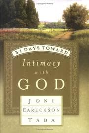Tapa de 31 days toward intimacy with God