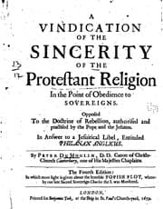 Tapa de A Vindication of the Sincerity of the Protestant Religion in the Point of Obedience to ...
