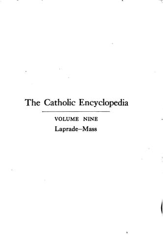 Tapa de The Catholic Encyclopedia