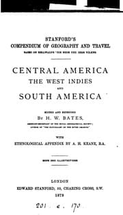 Tapa de Central America, the West Indies, and South America, ed. and extended by H.W. Bates
