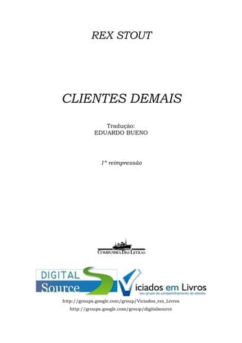 Tapa de Clientes Demais