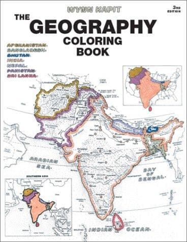 Tapa de Geography Coloring Book, Third Edition