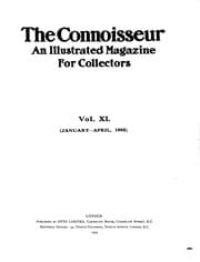 Tapa de The Connoisseur: an illustrated magazine for collectors