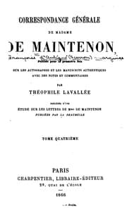 Tapa de Correspondance générale publiée pour la première fois sur les autographes et les manuscrits ...