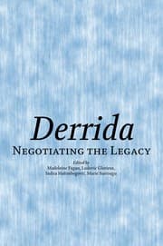 Tapa de DERRIDA