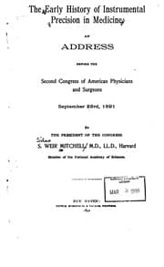 Tapa de The Early History of Instrumental Precision in Medicine: An Address Before the Second Congress ...
