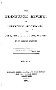 Tapa de The Edinburgh Review: Or Critical Journal