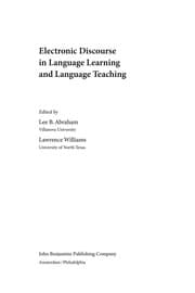 Tapa de Electronic discourse in language learning and language teaching
