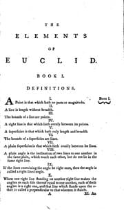 Tapa de The Elements of Euclid