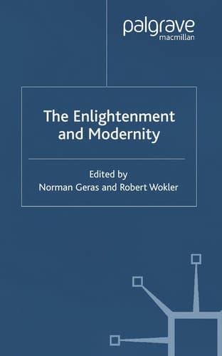 Tapa de The enlightenment and modernity