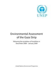 Tapa de Environmental assessment of the Gaza Strip