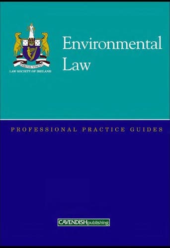 Tapa de Environmental law