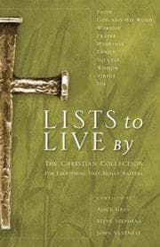 Tapa de Lists to live by