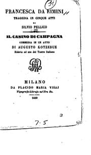 Tapa de Francesca da Rimini