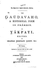 Tapa de The Gaüḍavaho