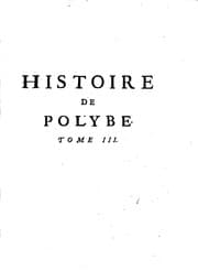 Tapa de Histoire de Polybe