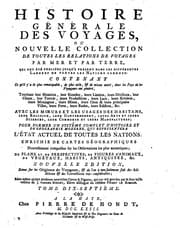Tapa de Histoire générale des voyages, ou nouvelle collection de toutes les ...