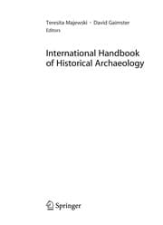Tapa de International Handbook of Historical Archaeology