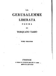 Tapa de la Gerusalemme Liberata: poema