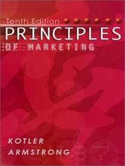 Tapa de Principles of Marketing, 10th Edition