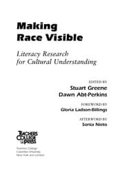 Tapa de Making race visible
