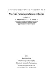 Tapa de Marine petroleum source rocks