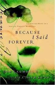 Tapa de Because I Said Forever