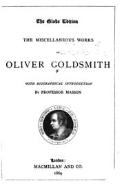 Tapa de The Miscellaneous Works of Oliver Goldsmith