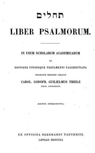 Tapa de Sefer Tehilim