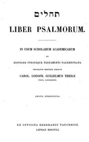 Tapa de Sefer Tehilim