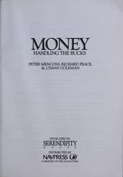 Tapa de Money: Handling the Bucks (Lifestyle Small Group)