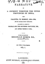 Tapa de Narrative of a Journey Through the Upper Provinces of India, from Calcutta ...