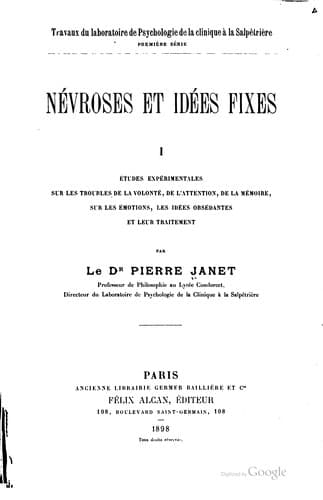 Tapa de Névroses et idées fixes