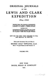 Tapa de Original journals of the Lewis and Clark expedition, 1804-1806