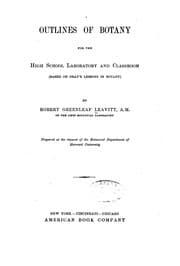 Tapa de Outlines of Botany for the High School Laboratory and Classroom