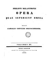 Tapa de Philippi Melanthonis Opera quae supersunt omnia