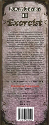 Tapa de The Power Classes: Exorcist (d20 System)