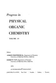 Tapa de Progress in physical organic chemistry