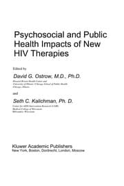 Tapa de Psychosocial and public health impacts of new HIV therapies