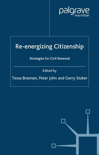 Tapa de Re-energizing citizenship