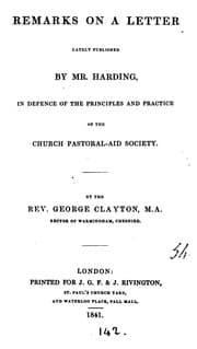 Tapa de Remarks on A letter, lately published by mr. Harding, in defence of the ... Church pastoral-aid ...