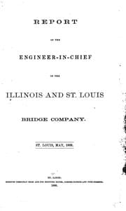 Tapa de Report of the Chief Engineer