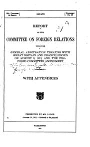Tapa de Report of the Committee on Foreign Relations, Together with the Views of the ...